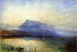 The Blue Rigi Lake of Lucerne Sunrise